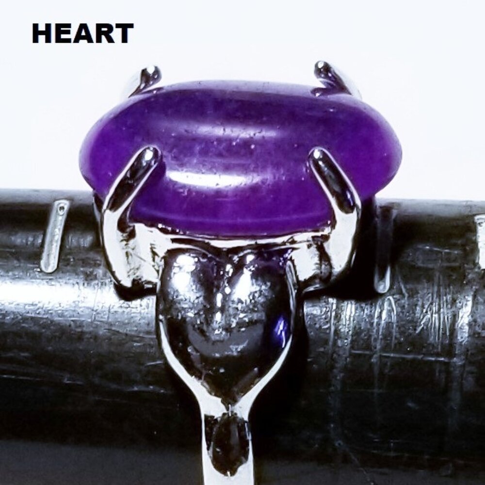 Oval Amethyst Rings - Picture 4 of 4